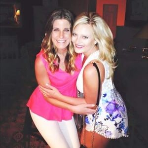 Hello Molly romper with V back (sold)